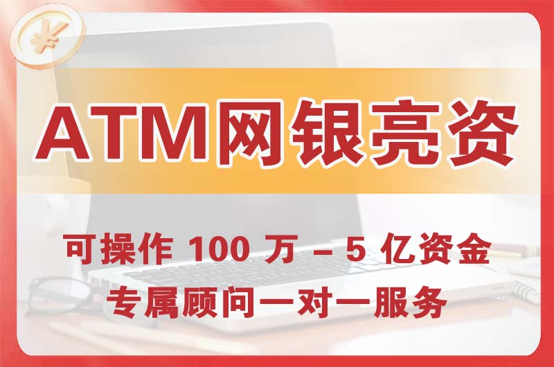 海西ATM机、网银亮资显账